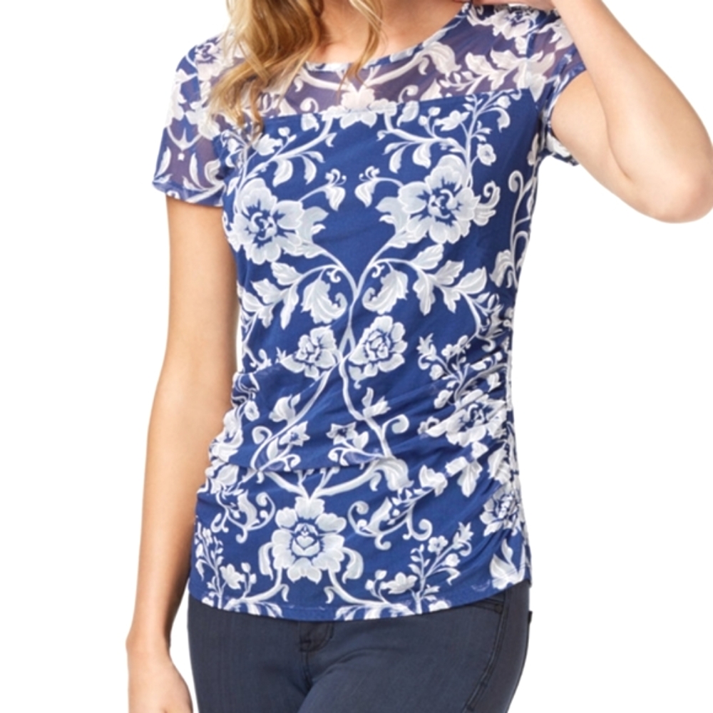 INC Summer Floral top, NEW